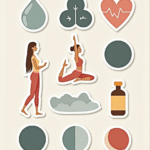 Wellness & Self-Care - Sticker Sheet v23